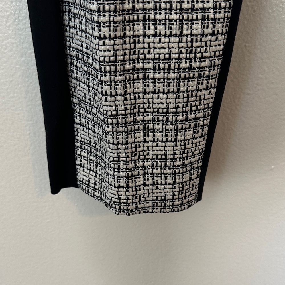Express Black and White Plaid Pants - Picture 3 of 7